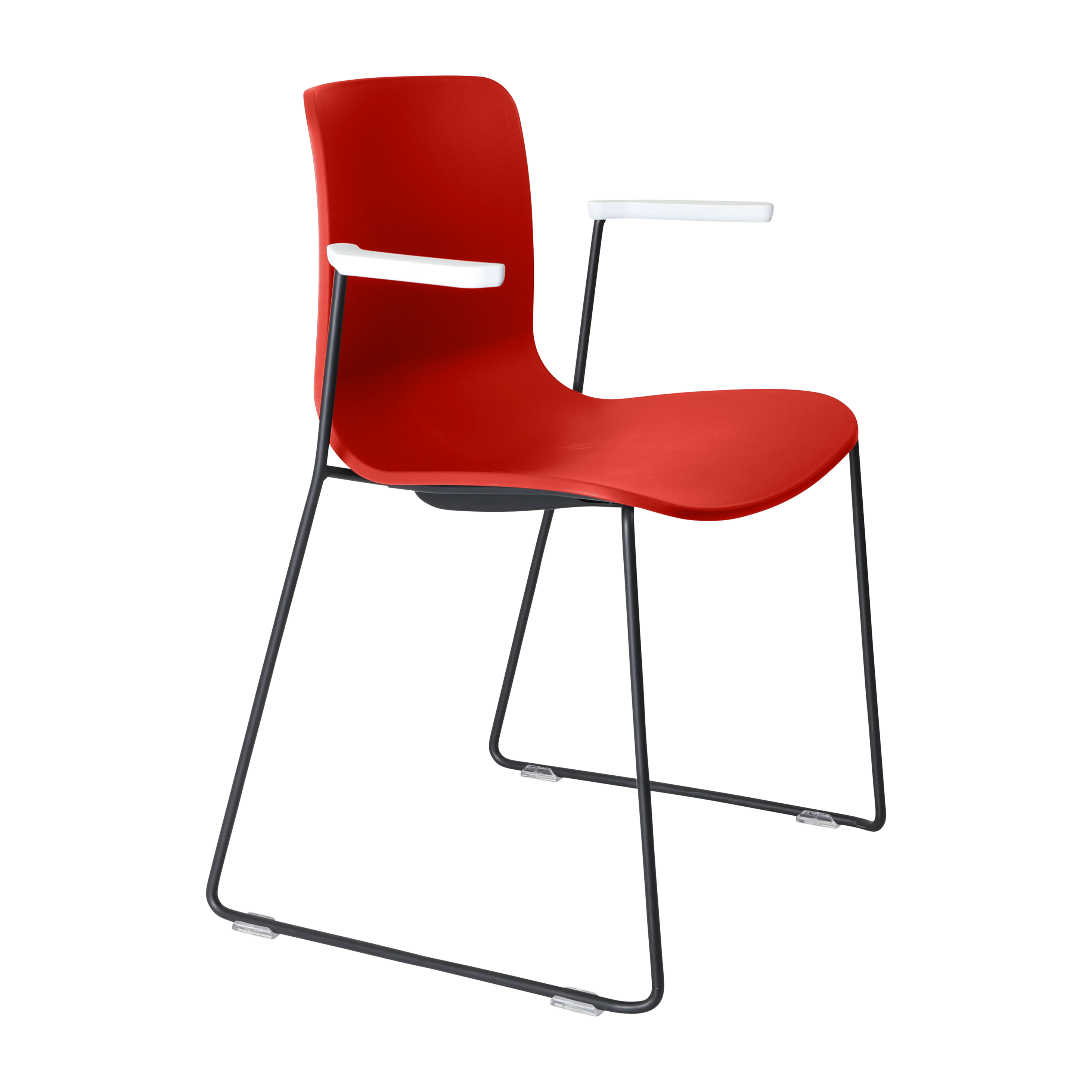 Acti Armchair (Red / Sled Base Arms)